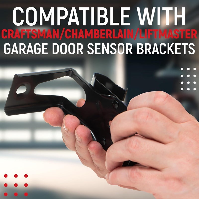 Granatan 2 Pcs Garage Door Opener Sensor Brackets, 41A5034 Safety Sensor Kit Brackets, Door Sensor for Garage Door Replacement - Image 5